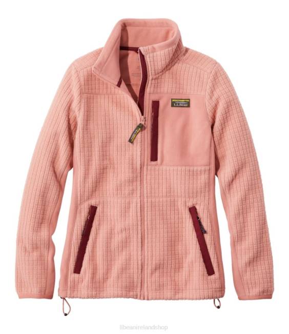 LLBean Mountain Classic Windproof Fleece Jacket Women J46J7050 Outerwear Soft Cayenne