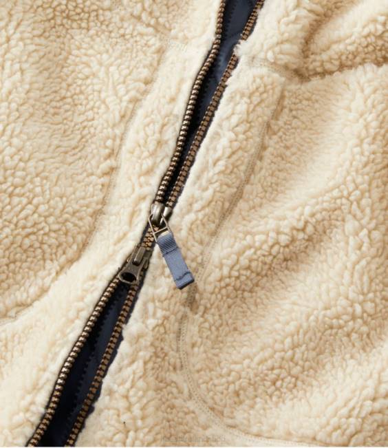 LLBean Mountain Pile Fleece Coat Women J46J7049 Outerwear Aqua Light