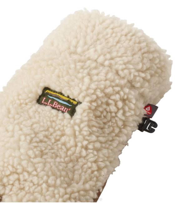LLBean Mountain Pile Fleece Gloves Men J46J3563 Accessories Natural