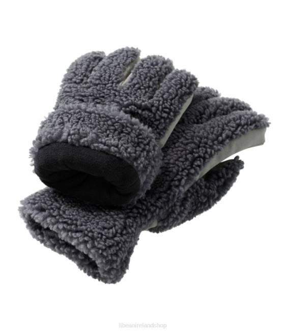 LLBean Mountain Pile Fleece Gloves Men J46J6016 Accessories Black