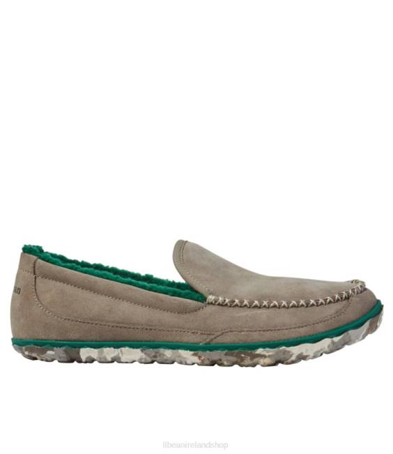 LLBean Mountain Slippers Men J46J3720 Footwear River Rock/Emerald Spruce