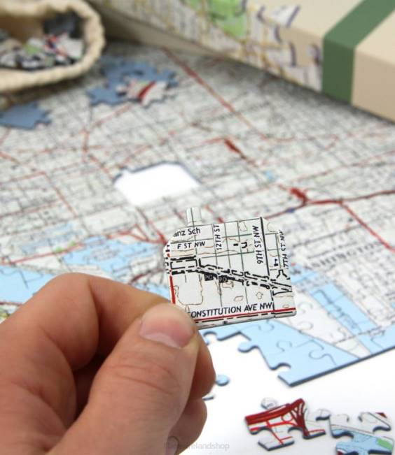 LLBean My Hometown Map Puzzle II Unisex J46J1258 Games  Recreation Multi