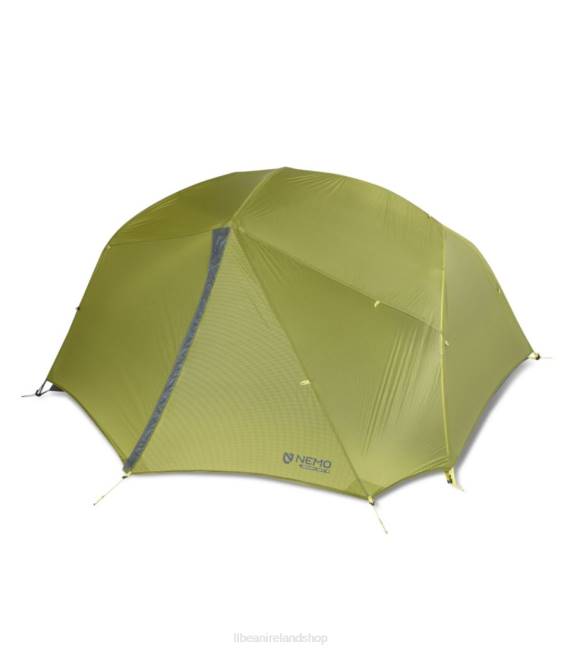 LLBean NEMO Dragonfly OSMO 3-Person Backpacking Tent Unisex J46J1357 Outdoor Equipment Birch Bud/Goodnight Gray