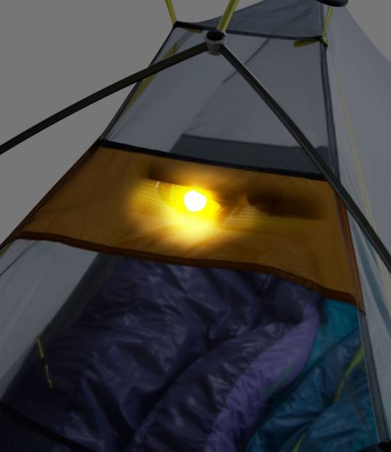 LLBean NEMO Hornet OSMO 2-Person Backpacking Tent Unisex J46J2297 Outdoor Equipment Birch Bud/Goodnight Gray