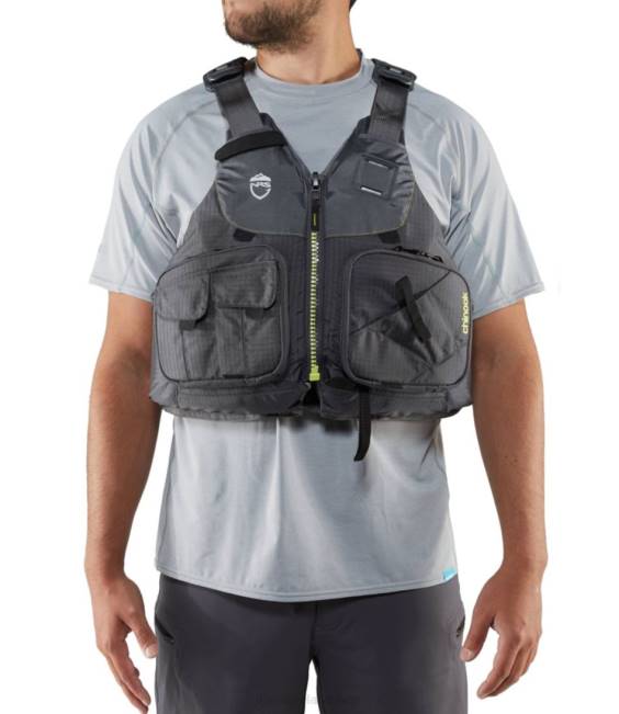 LLBean NRS Chinook Fishing PFD Unisex J46J3976 Water Sports Charcoal