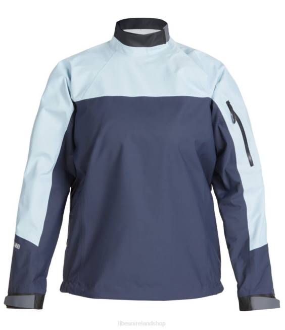 LLBean NRS Endurance Splash Jacket Women J46J4060 Water Sports Cloud/Navy