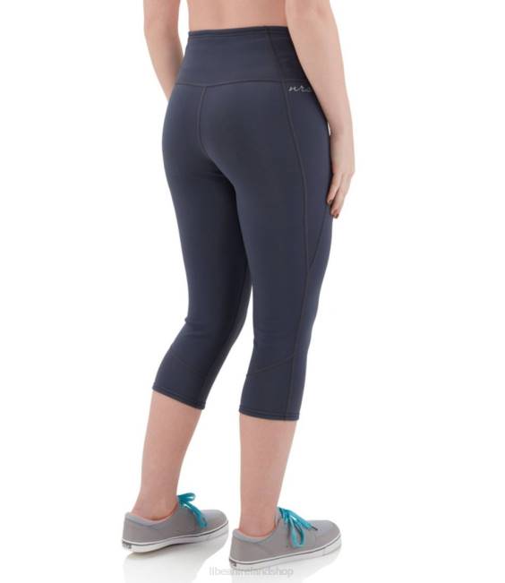 LLBean NRS HydroSkin 05 Capris Women J46J1590 Water Sports Dark Shadow