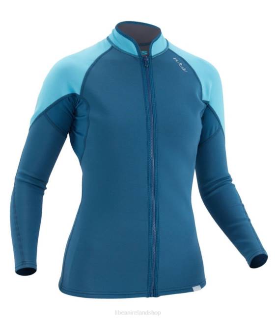 LLBean NRS HydroSkin 05 Jacket Women J46J1467 Water Sports Poseidon