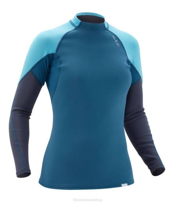 LLBean NRS HydroSkin 05mm Shirt Women J46J1831 Water Sports Poseidon