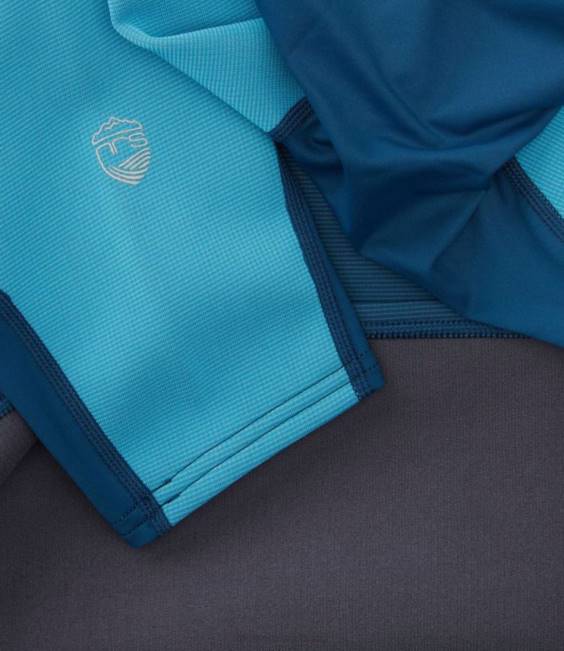 LLBean NRS HydroSkin 05mm Shirt Women J46J1844 Water Sports Poseidon