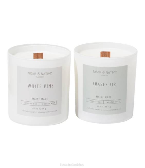 LLBean Near and Native Candles Unisex J46J7279 Home Decor Winter Woods