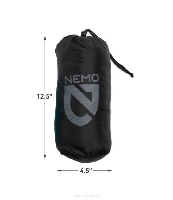 LLBean Nemo Fillo King Camping Pillow Unisex J46J1753 Outdoor Equipment Midnight Gray