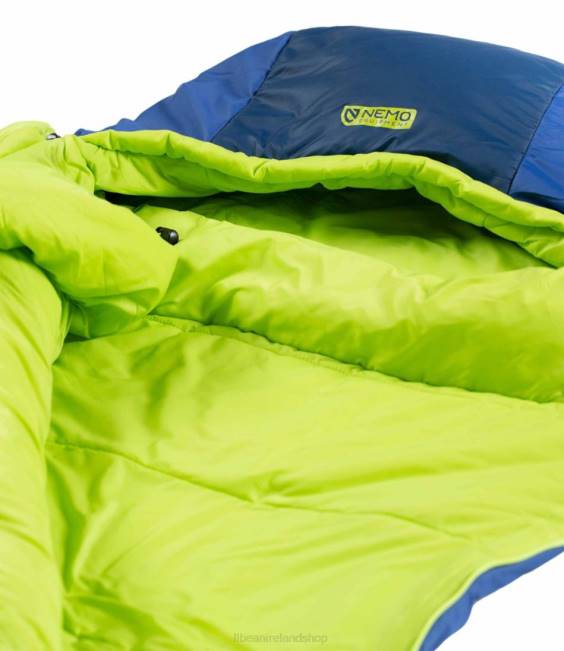 LLBean Nemo Forte 20 Sleeping Bag Long Unisex J46J1421 Outdoor Equipment Glow/Abyss