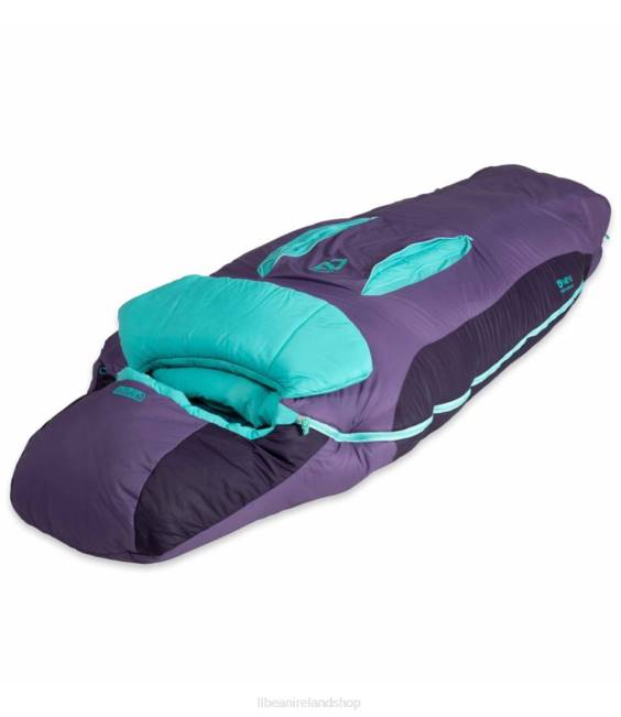 LLBean Nemo Forte Sleeping Bag Unisex J46J1669 Outdoor Equipment Tidepool/Shaded Thistle