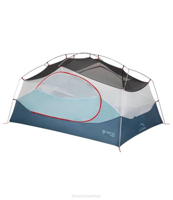 LLBean Nemo Impact 2-Person Backpacking Tent Unisex J46J1413 Outdoor Equipment Stormy Weather/Gray Mist