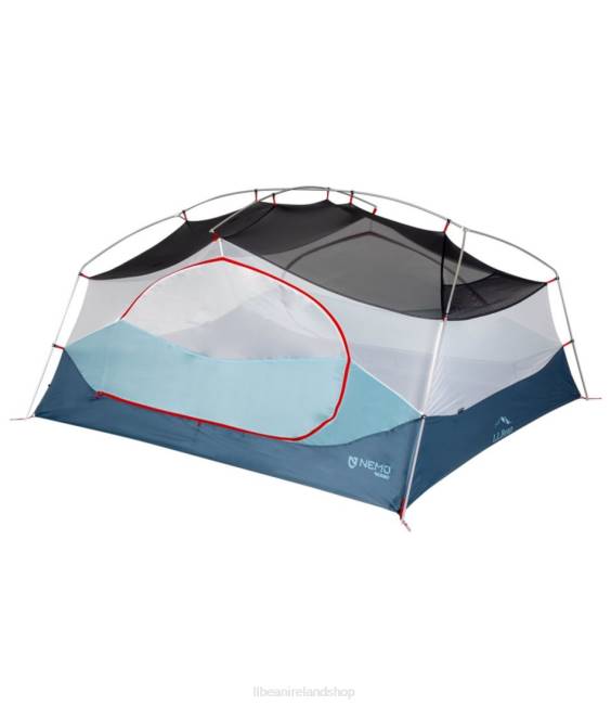 LLBean Nemo Impact 3-Person Backpacking Tent Unisex J46J1756 Outdoor Equipment Stormy Weather/Gray Mist