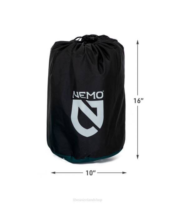 LLBean Nemo Roamer Self-Inflating Sleeping Pad Double Unisex J46J1617 Outdoor Equipment Lagoon