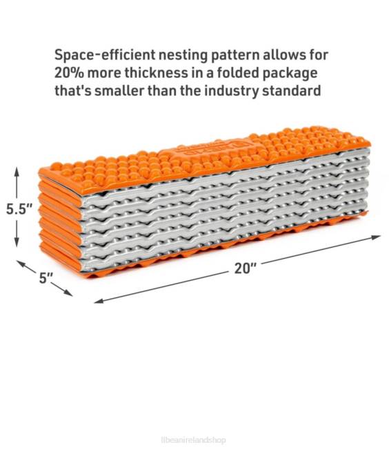LLBean Nemo Switchback Sleeping Pad Unisex J46J1497 Outdoor Equipment Sunset Orange