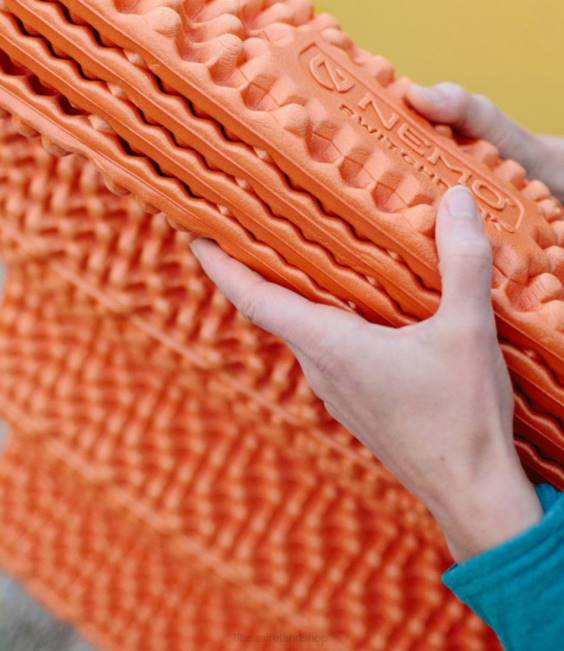 LLBean Nemo Switchback Sleeping Pad Unisex J46J1497 Outdoor Equipment Sunset Orange