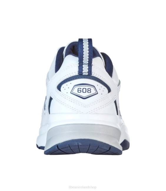 LLBean New Balance 608v5 Leather Men J46J1090 Footwear White/Navy