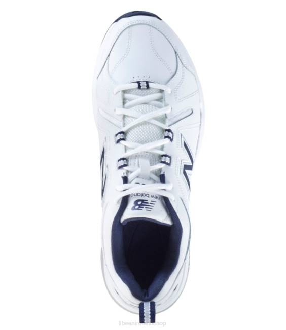 LLBean New Balance 608v5 Leather Men J46J1090 Footwear White/Navy