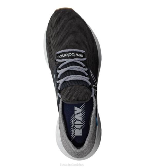 LLBean New Balance Fresh Foam Roav Tee Shirt Running Shoes Men J46J1124 Footwear Black/Light Aluminum