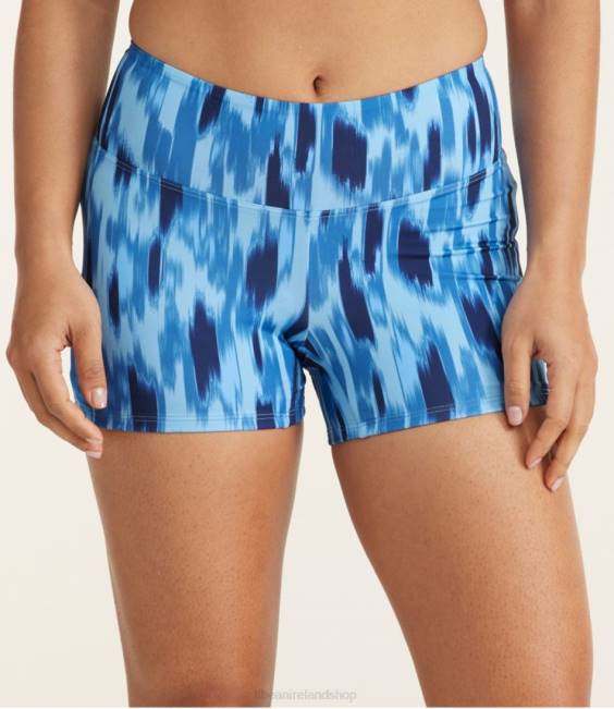 LLBean New Currents Swimwear Women J46J3367 Clothing Darkest Navy Smudge Camo