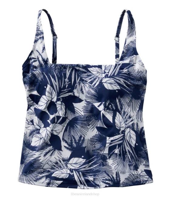 LLBean New Currents Swimwear Women J46J4833 Clothing Hot Coral Tropical