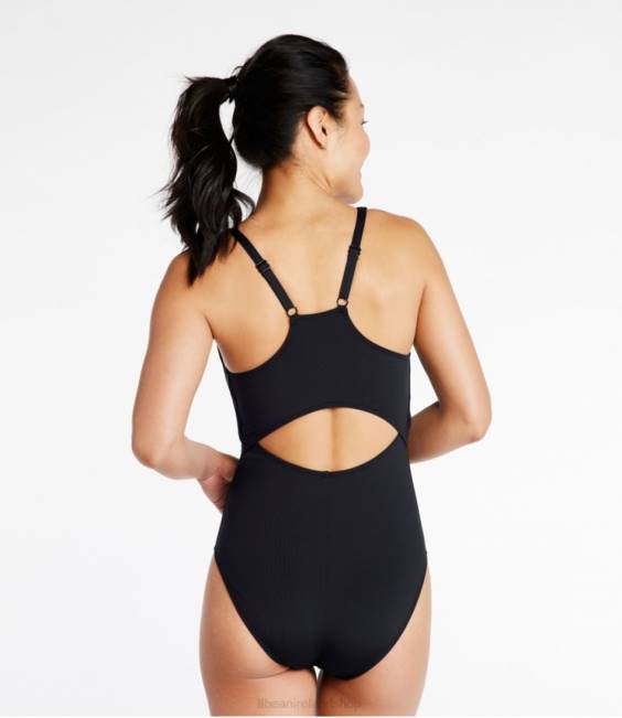 LLBean New Currents Swimwear Women J46J709 Clothing Black