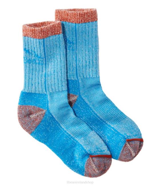 LLBean No Fly Zone Hiking Socks Kids J46J3340 Footwear Marine Blue