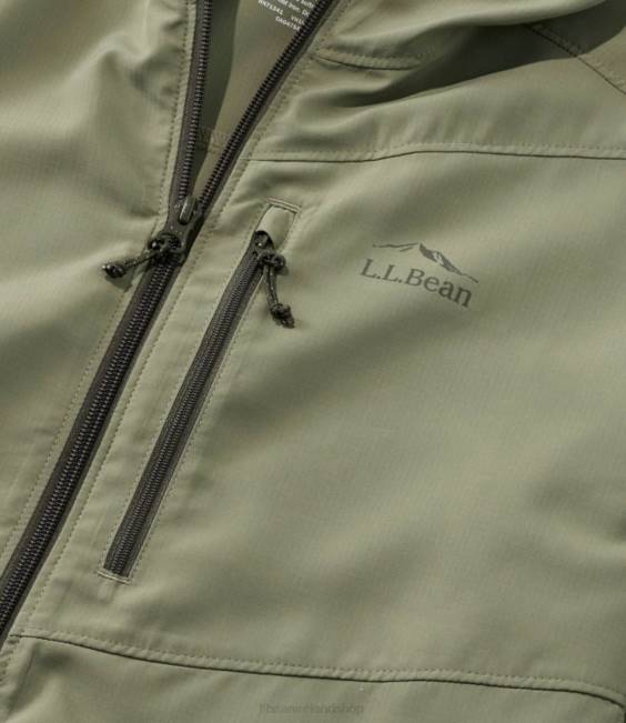 LLBean No Fly Zone Jacket Men J46J3905 Fishing Olive Gray