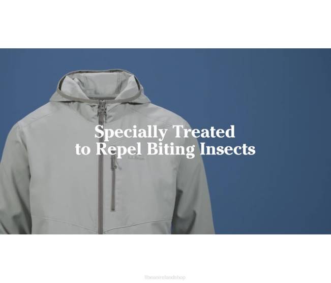 LLBean No Fly Zone Jacket Men J46J3905 Fishing Olive Gray