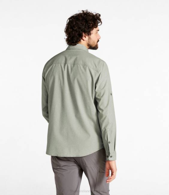 LLBean No Fly Zone Shirt Men J46J4801 Clothing Taupe Brown