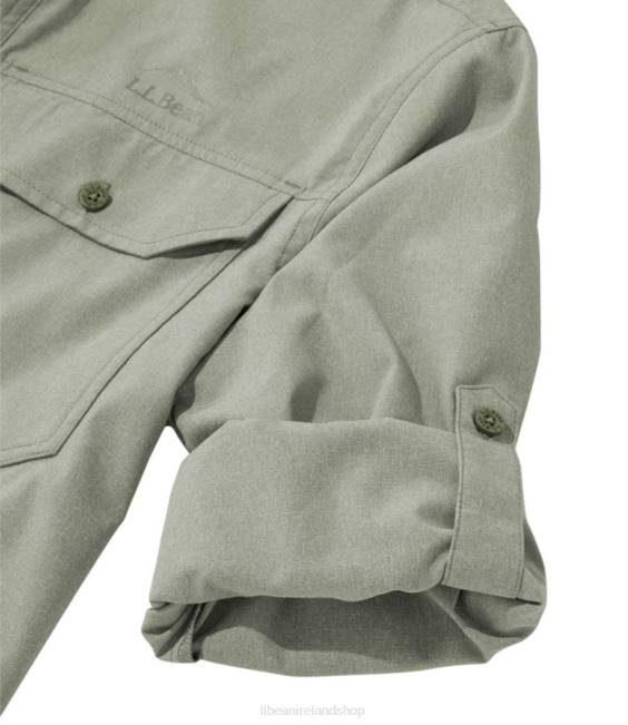 LLBean No Fly Zone Shirt Men J46J4801 Clothing Taupe Brown