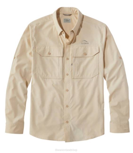 LLBean No Fly Zone Shirt Men J46J5834 Clothing Sand Dune