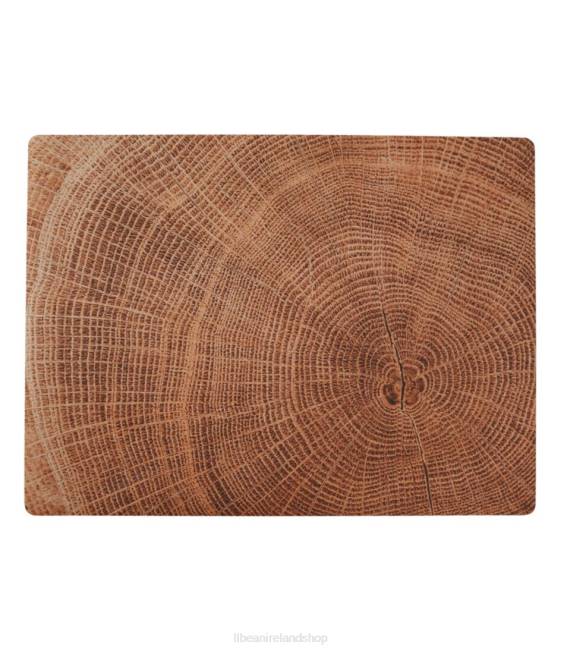 LLBean Office Chair Mat Wood Grain Unisex J46J2775 Home Goods Multi