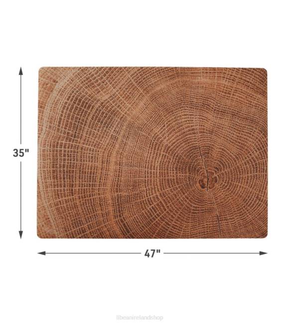 LLBean Office Chair Mat Wood Grain Unisex J46J2775 Home Goods Multi