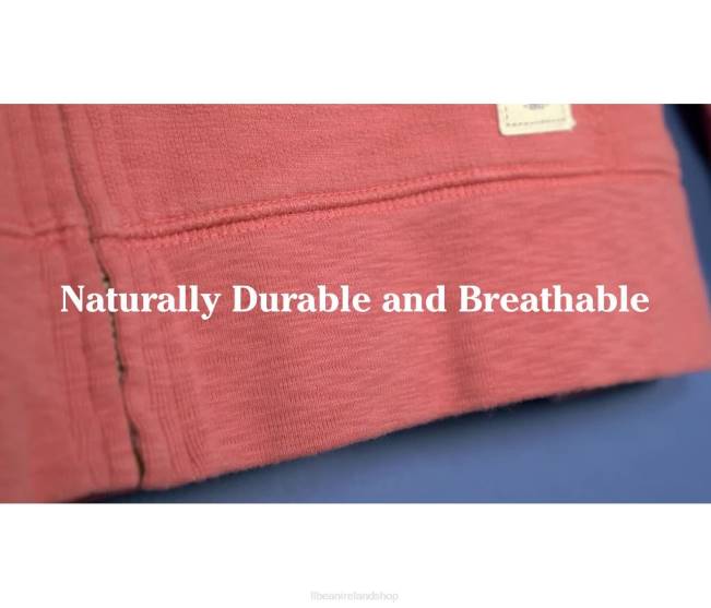 LLBean Organic Cotton Hooded Sweatshirt Women J46J2979 Clothing Nautical Aqua