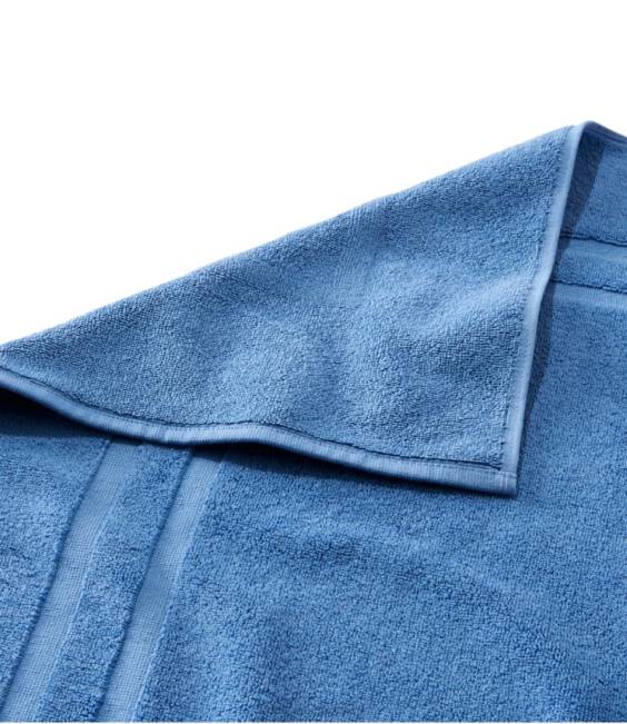LLBean Organic Cotton Towel Bath Mat Unisex J46J7255 Bath Surf Blue