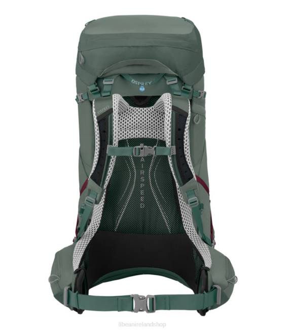 LLBean Osprey Aura AG LT 65 Backpack Unisex J46J1915 Outdoor Equipment Koseret Darjeeling/Spring Green
