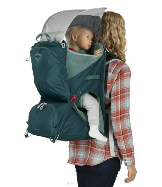 LLBean Osprey Poco LT Child Carrier Pack Unisex J46J1369 Outdoor Equipment Deep Teal