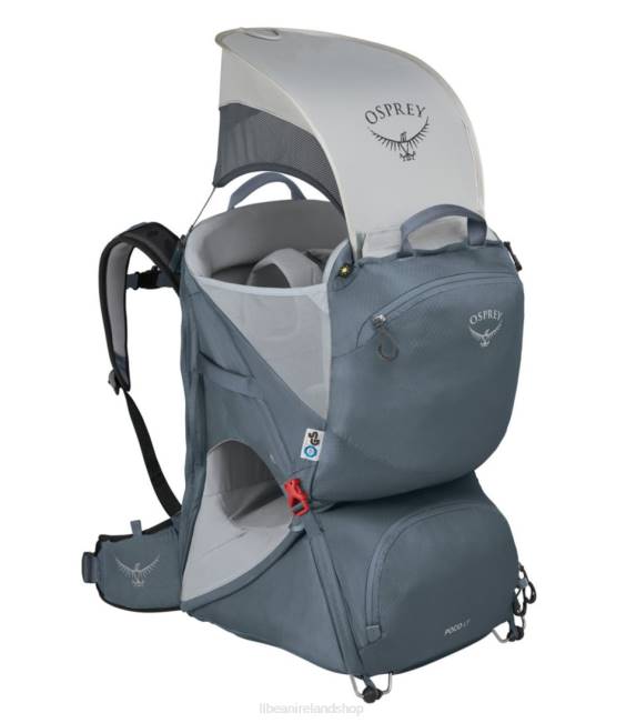 LLBean Osprey Poco LT Child Carrier Pack Unisex J46J3927 Outdoor Equipment Tungsten Grey