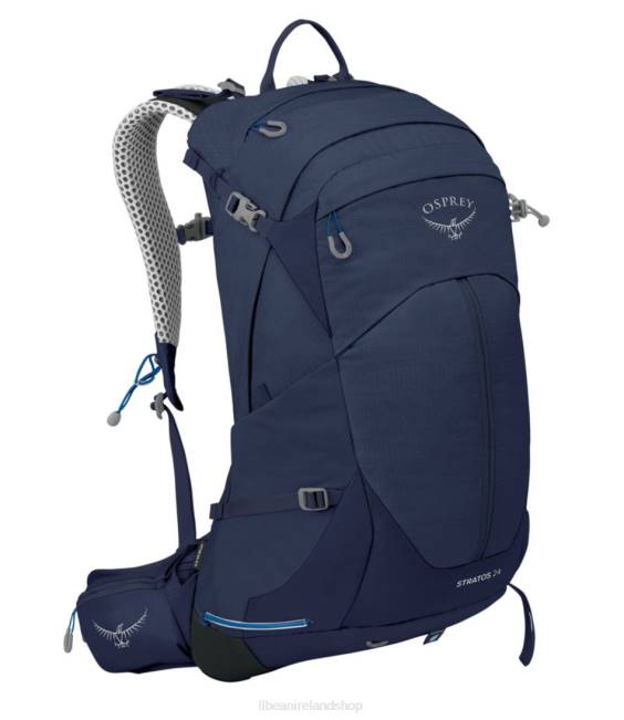 LLBean Osprey Stratos 24 Liters Pack Unisex J46J1683 Outdoor Equipment Cetacean Blue