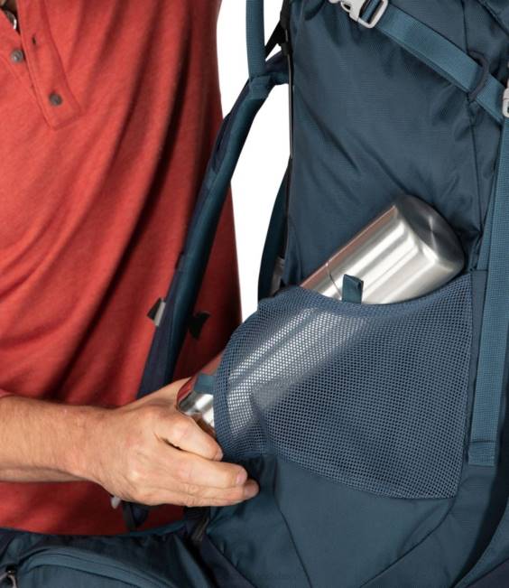 LLBean Osprey Volt 65 Multiday Backpack Unisex J46J1662 Outdoor Equipment Muted Space Blue