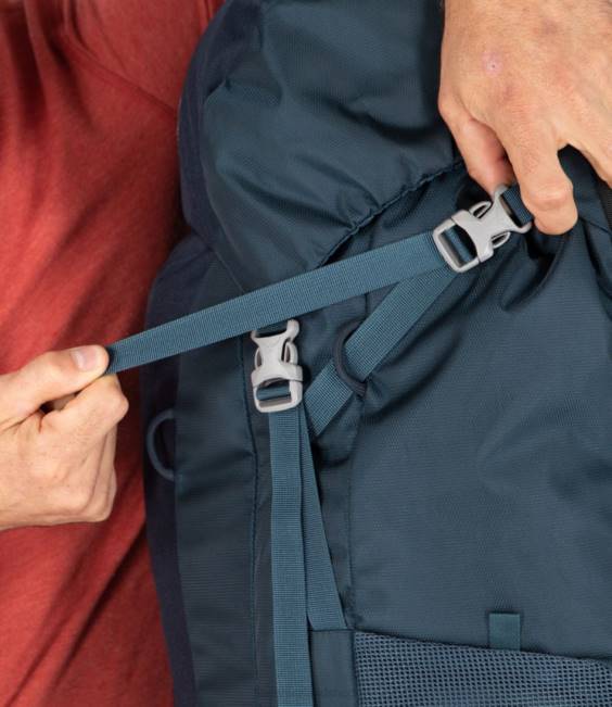 LLBean Osprey Volt 65 Multiday Backpack Unisex J46J1662 Outdoor Equipment Muted Space Blue