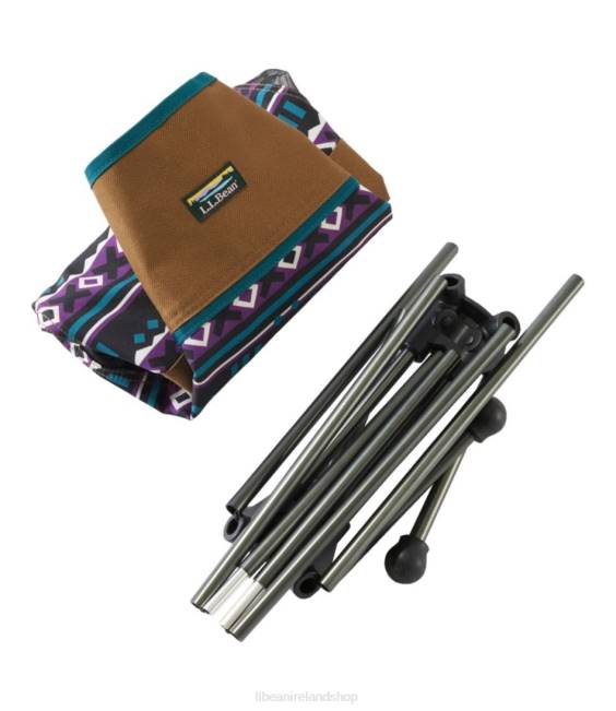 LLBean PackLite Chair Print Unisex J46J1686 Camping Furniture Saddle/Black Mountain Classic