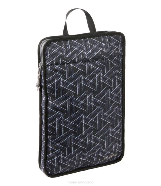 LLBean Padded Laptop Sleeve Print Unisex J46J6244 Accessories Midnight Black Triangles