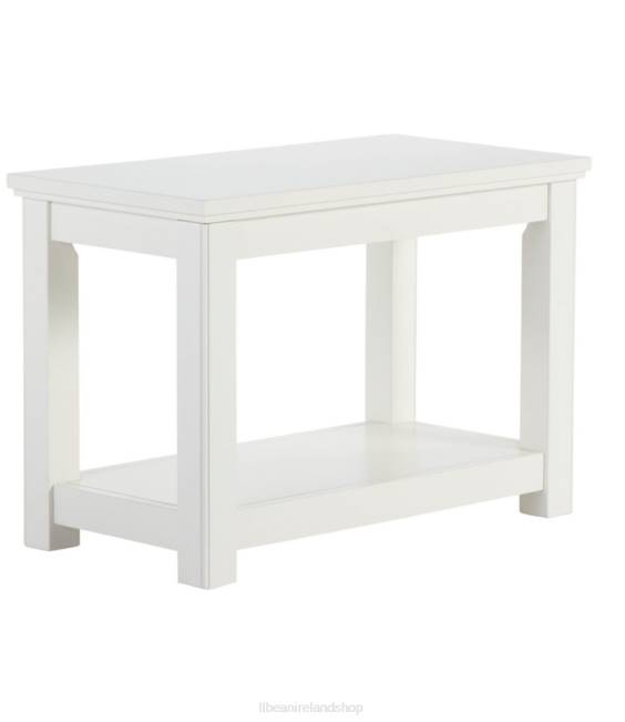LLBean Painted Farmhouse Bench Unisex J46J2805 Indoor Furniture Paperwhite
