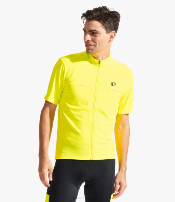LLBean Pearl Izumi Quest Cycling Jersey Men J46J5310 Clothing Screaming Yellow
