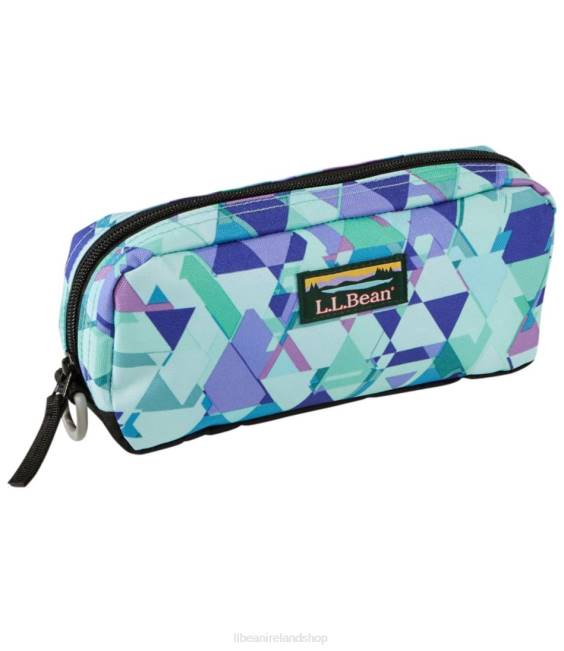 LLBean Pencil Case Print Unisex J46J6748 Accessories Fresh Mint Prism